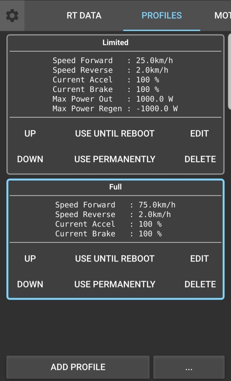 VESC Tool android