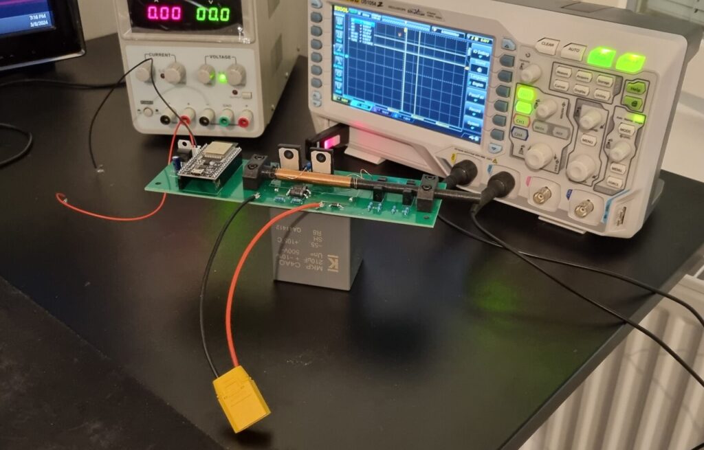 Coilgun V2 mittaus